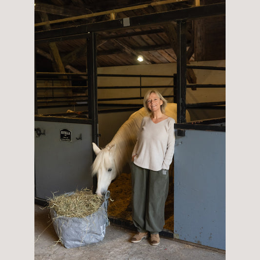 Emma Manchester Byxa Beige