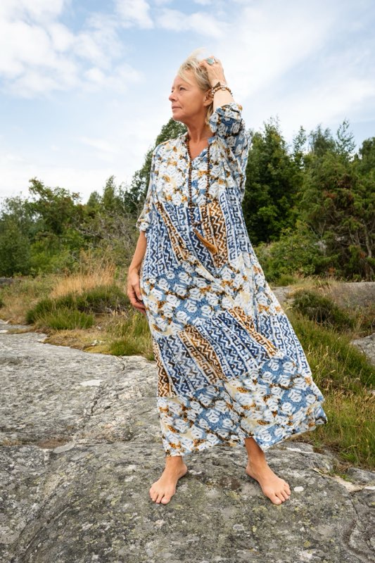 June Klänning Blå