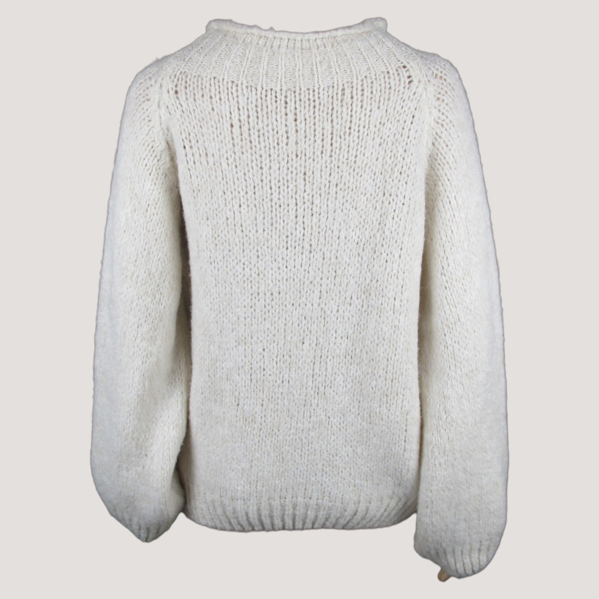 Althea Stickad Tröja Off White