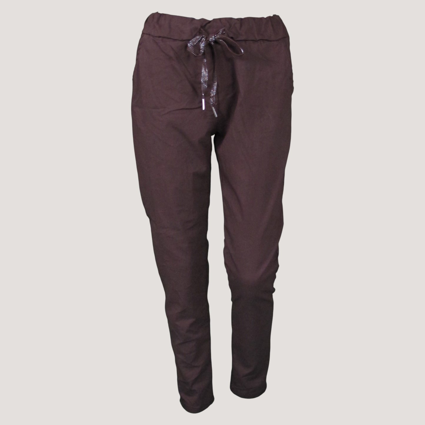 Bianca Stretchbyxa Varmbrun