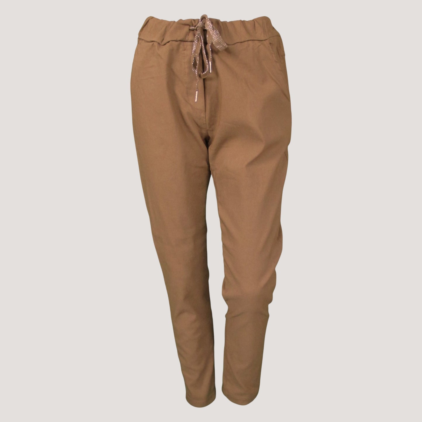 Bianca Stretchbyxa Camel