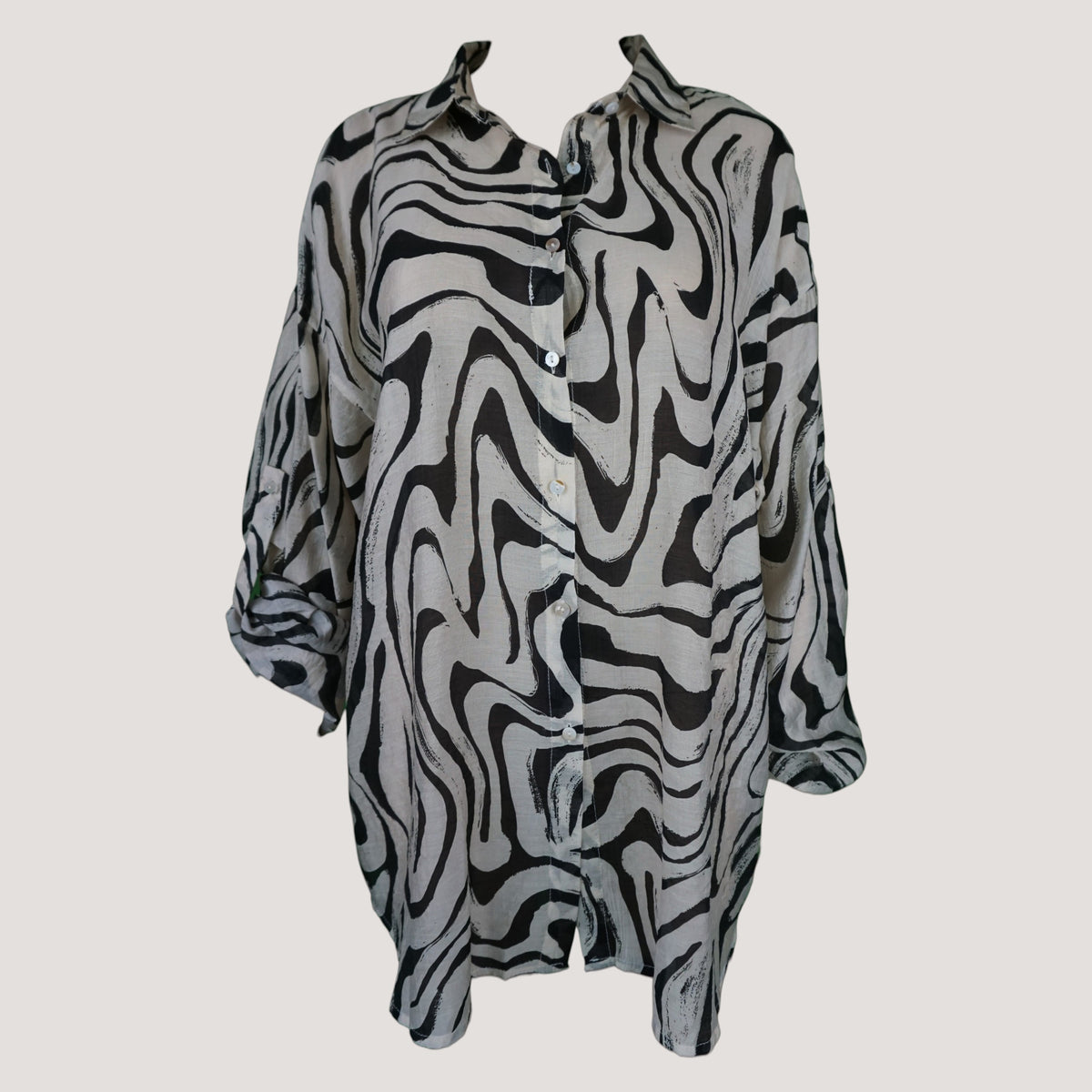 Celia Tunika Svart/ Vit