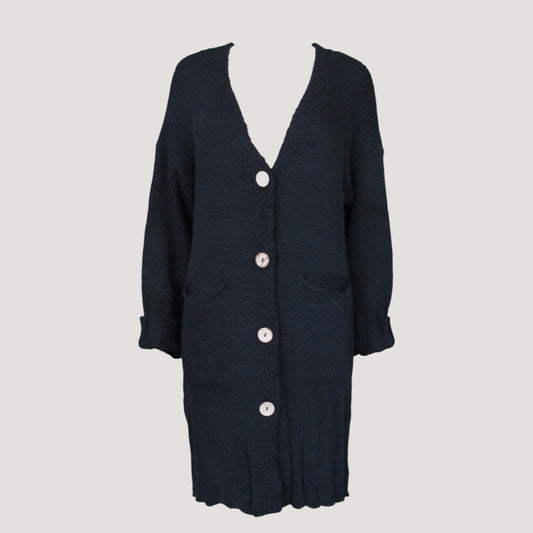 Elle Stickad Kofta Svart