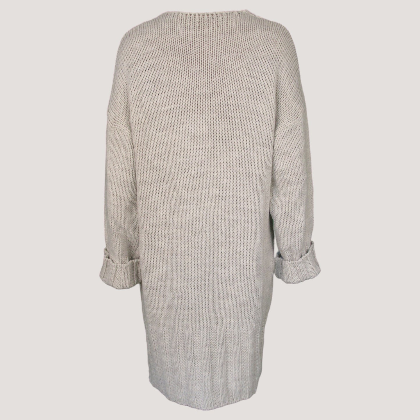 Elle Stickad Kofta Ljus Beige