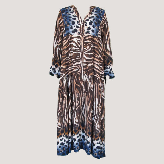 Greta Klänning Brun